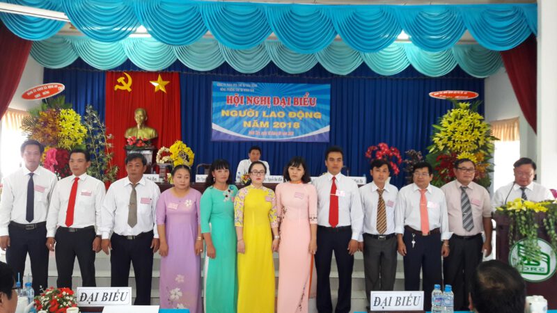 Nông Trường Cao Su Minh Tân Tổ Chức Hội Nghị Người Lao Động Năm 2018
