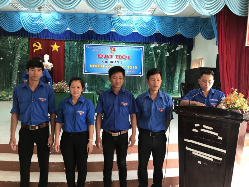 Đoàn Nông trường cao su Long Tân tổ chức thành công Đại hội Chi Đoàn nhiệm kỳ 2018 – 2019