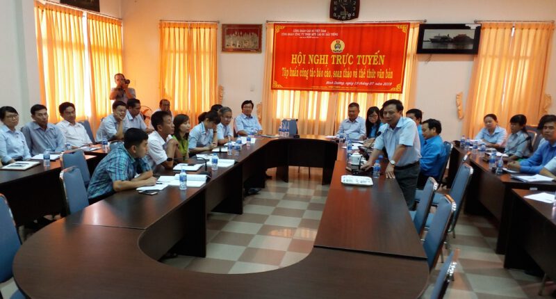 Công đoàn Cao su Việt Nam: Tập huấn kỹ năng báo cáo, soạn thảo và thể thức văn bản cho cán bộ Công đoàn