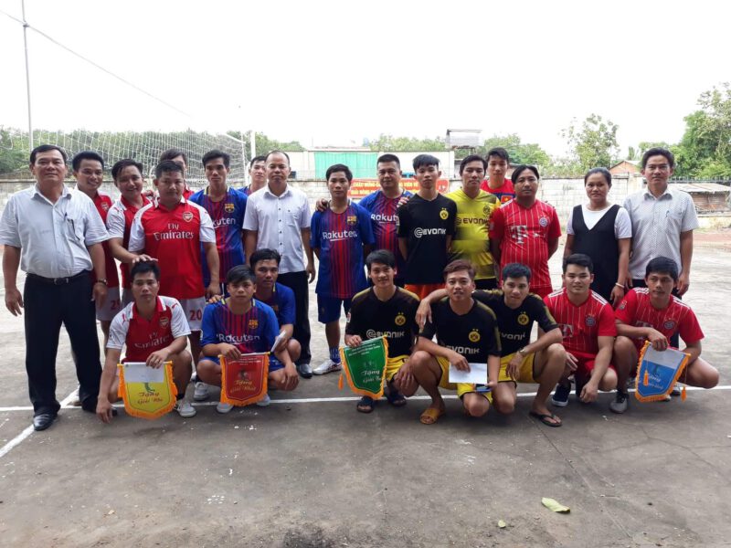 Đoàn Thanh niên Nông trường Thanh An phối hợp tổ chức giải bóng chuyền nam
