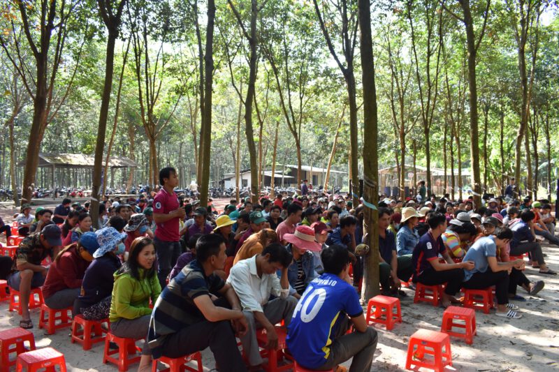 Nông trường cao su Minh Thạnh tổ chức Hội nghị gặp gỡ người lao động lần thứ III - năm 2018