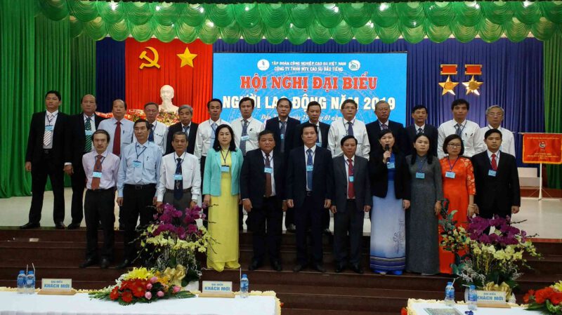Công đoàn Công ty TNHH MTV Cao su Dầu Tiếng hoàn thành xuất sắc Nghị quyết hội nghị người lao động năm 2018