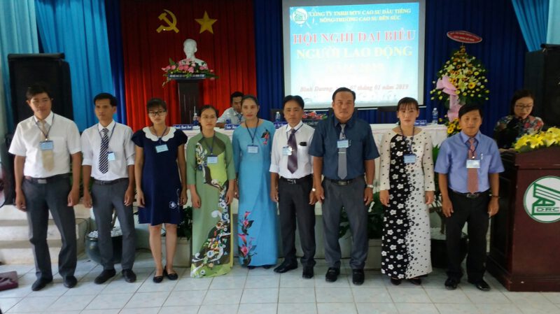 Nông trường Cao su Bến Súc hoàn thành xuất sắc nghị quyết Hội nghị người lao động năm 2018