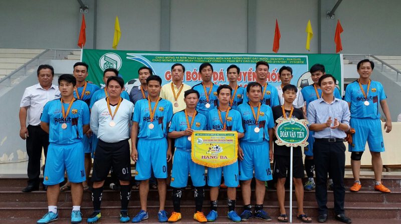 Xí nghiệp Chế biến Cao su Dầu Tiếng vô địch giải bóng đá Nam năm 2019
