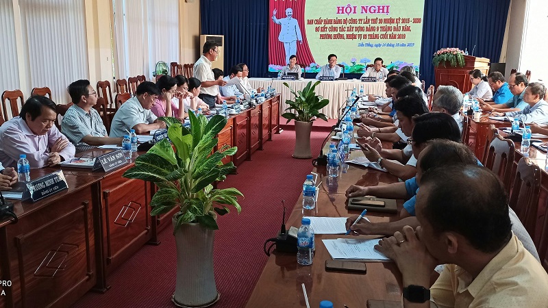 Đảng bộ Cao su Dầu Tiếng sơ kết công tác Đảng 9 tháng năm 2019