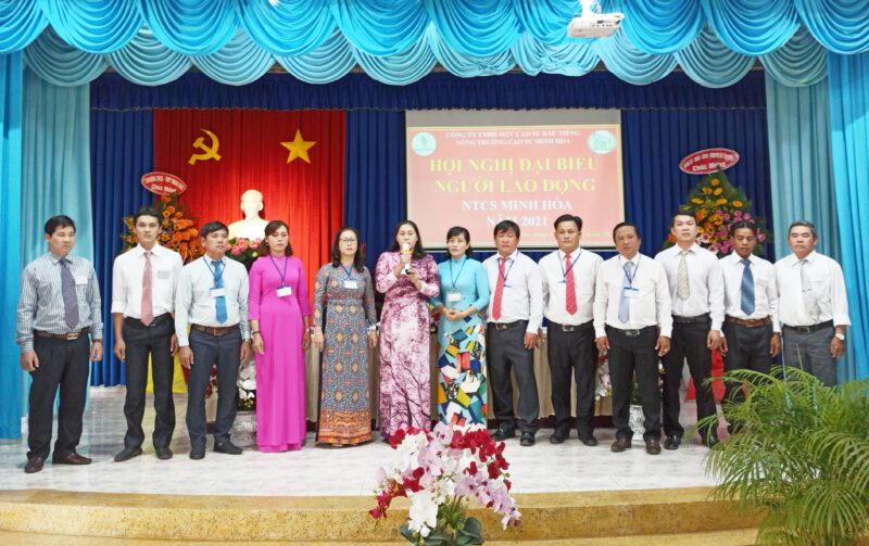 Nông trường Minh Hoà hoàn thành xuất sắc Nghị quyết Hội nghị NLĐ năm 2020