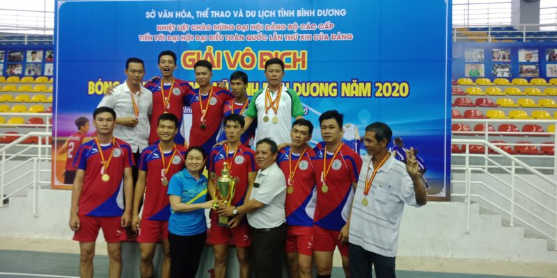 Anh Nguyễn Văn Tâm - vận động viên chủ công đội bóng chuyền nam Công ty