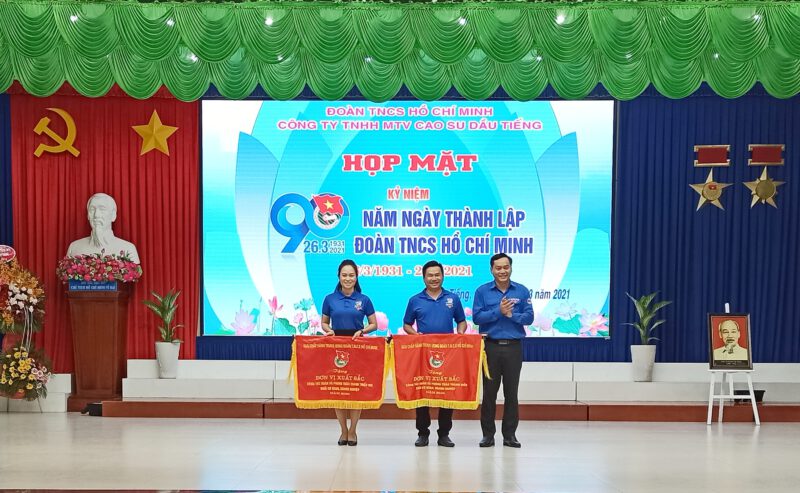 Đoàn Thanh niên Cao su Dầu Tiếng họp mặt kỷ niệm 90 năm thành lập đoàn TNCS Hồ Chí Minh (26/3/1931 - 26/3/2021)