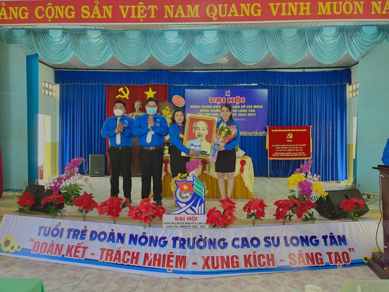 Đoàn Thanh niên Nông trường cao su Long Tân tổ chức Đại hội Đoàn TNCS Hồ Chí Minh lần thứ XVII, nhiệm kỳ 2022 - 2027