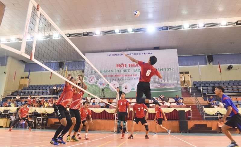Cao su Dầu Tiếng đạt giải nhất toàn đoàn Hội thao Khu vực V Đông Nam Bộ – Bình Thuận
