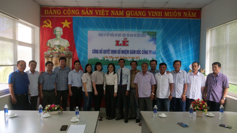 Ông Nguyễn Hữu Dũng được bổ nhiệm làm giám đốc Công ty Cổ phần Cơ khí – Vận tải Cao Su Dầu Tiếng