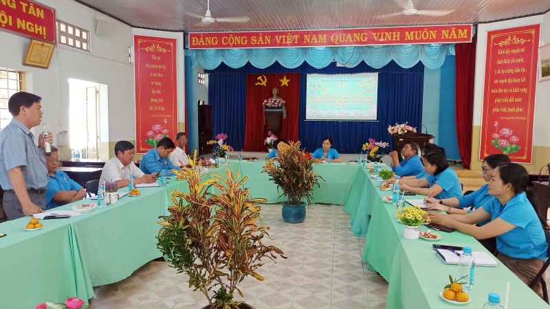 Công đoàn Cao su Dầu Tiếng, hội nghị chuyên đề về giải pháp chăm lo đời sống người lao động Xuân Giáp Thìn 2024